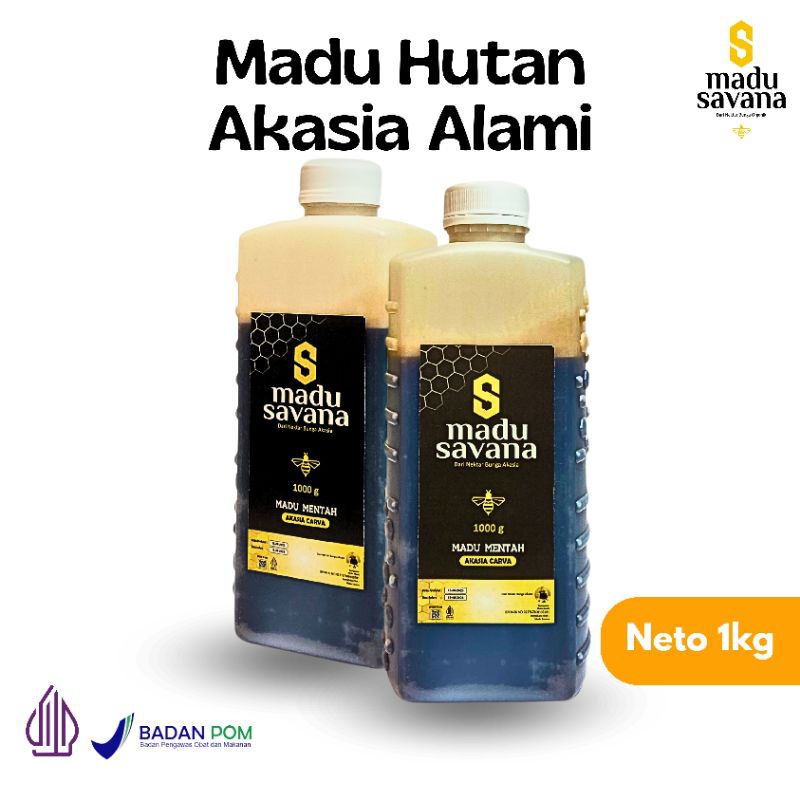 

SAVANA Madu Akasia Sumatra 1kg Savana Hutan