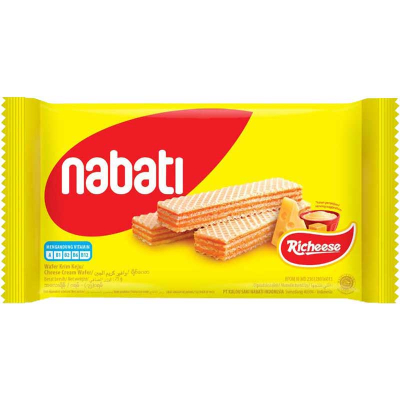 

Nabati Richeese Wafer Krim rasa Keju 75g