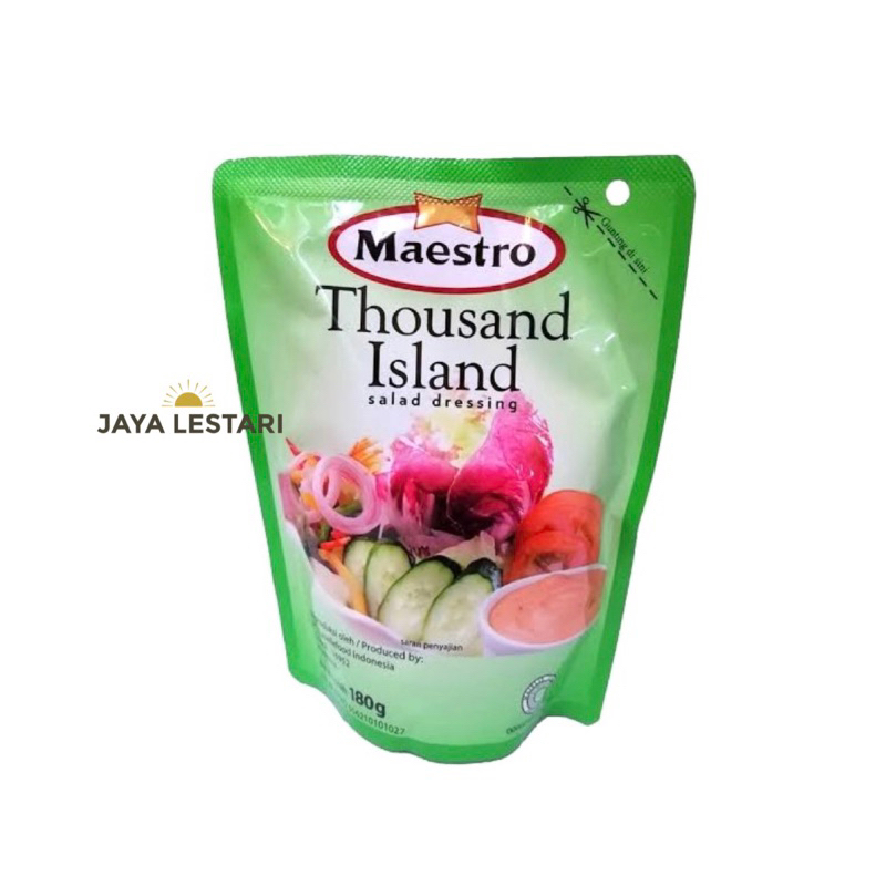 

Maestro Thousand Island Salad Dressing Pouch (180g)