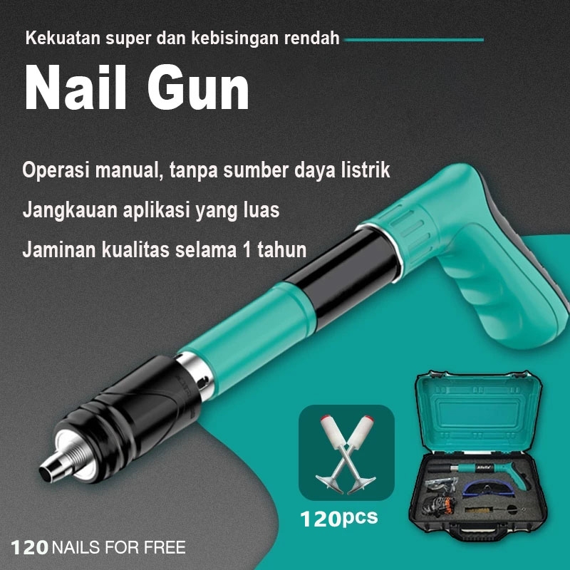 

JD Mini Stampset T500 Paku Beton Besi Ramset Mesin Stamp Alat Tembak Baja Dinding Semen