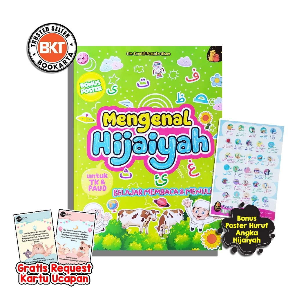 Buku Hijaiyah Anak Tk Paud Belajar Membaca Dan Menulis Hijaiyah