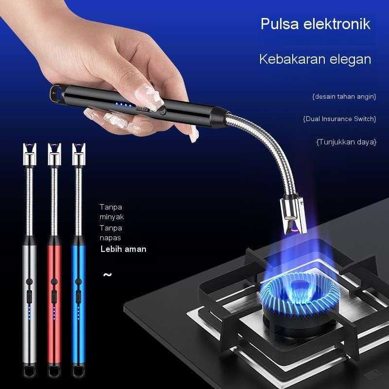 Pemantik Elektrik 360 Derajat Pemantik Api Korek Elektrik Rechager Torch Kompor