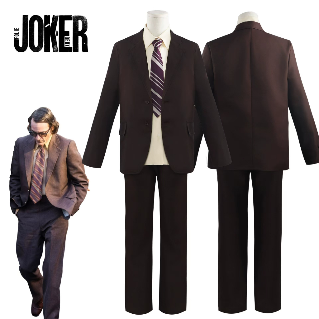 Joker cosplay movie Joker 2 dual delusions cosplay Joker Joker cosplay costume male