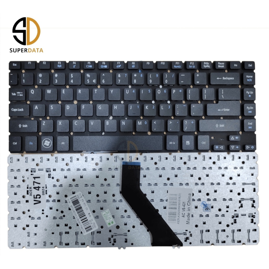 Keyboard Acer V5 471 - Hitam