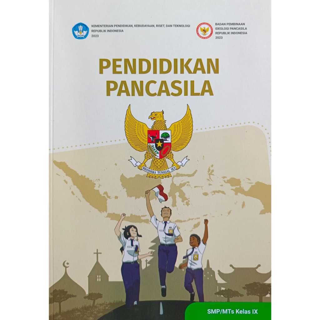 Ori Buku Pendidikan Pancasila Kelas 9 SMP Kurikulum Merdeka Kemendikbud pkn kelas 9