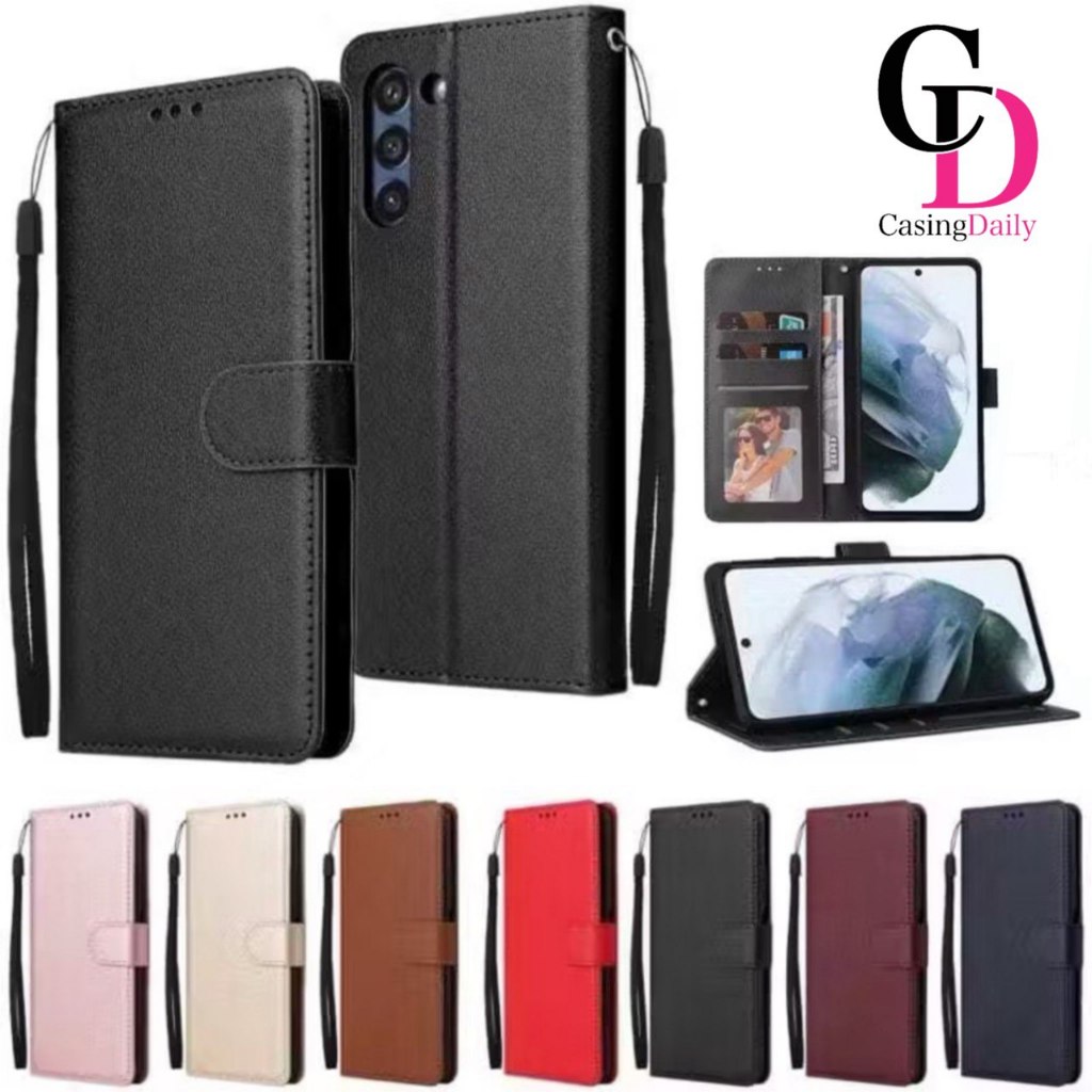 OPPO A5i A5 2025 A3S A3X A5S A15 A15S A77S A1K A11K A16K A17K A16E CASING FLIP COVER DOMPET KULIT CO