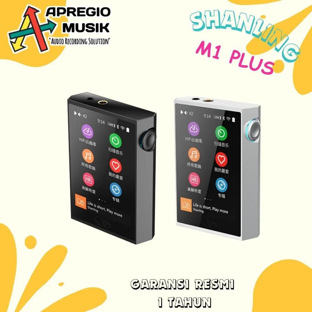 Shanling M1 Plus ESS ES9069Q Bluetooth Portable Digital Audio Music Player