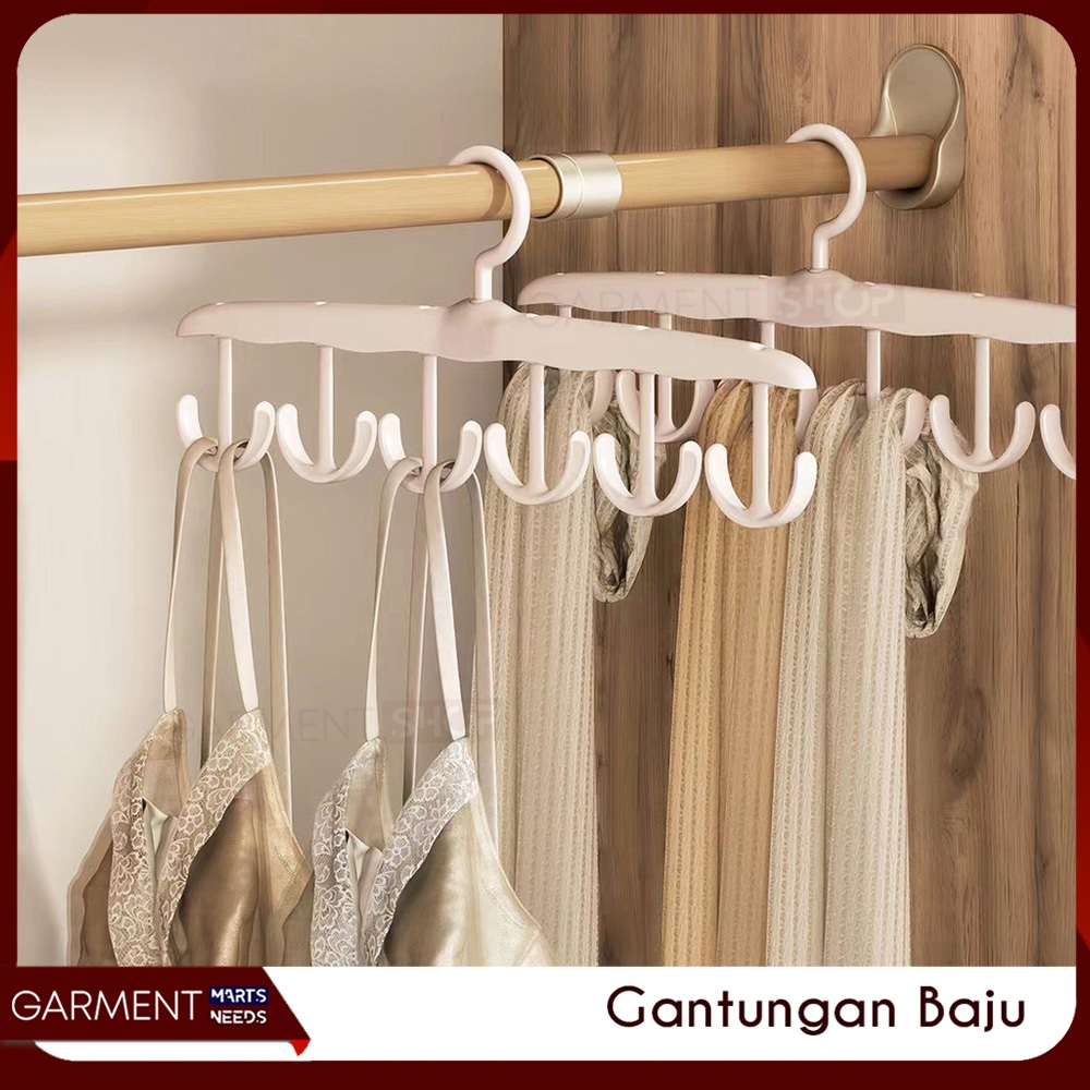 Hanger Cabang Pakaian Baju Celana Topi Inner Wear Organizer Lemari Jemuran Walking Closet Laundry Ro