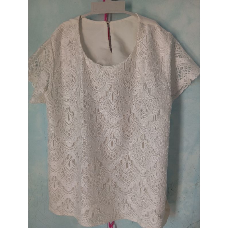 blouse brukat preloved