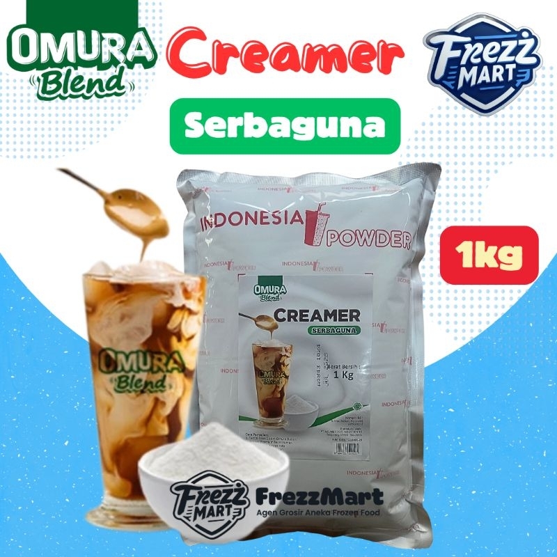 

Omura Topping Bubuk Creamer Serbaguna 1kg Krimer Nabati Non Diary Powder Drink Bubuk Minuman Premium