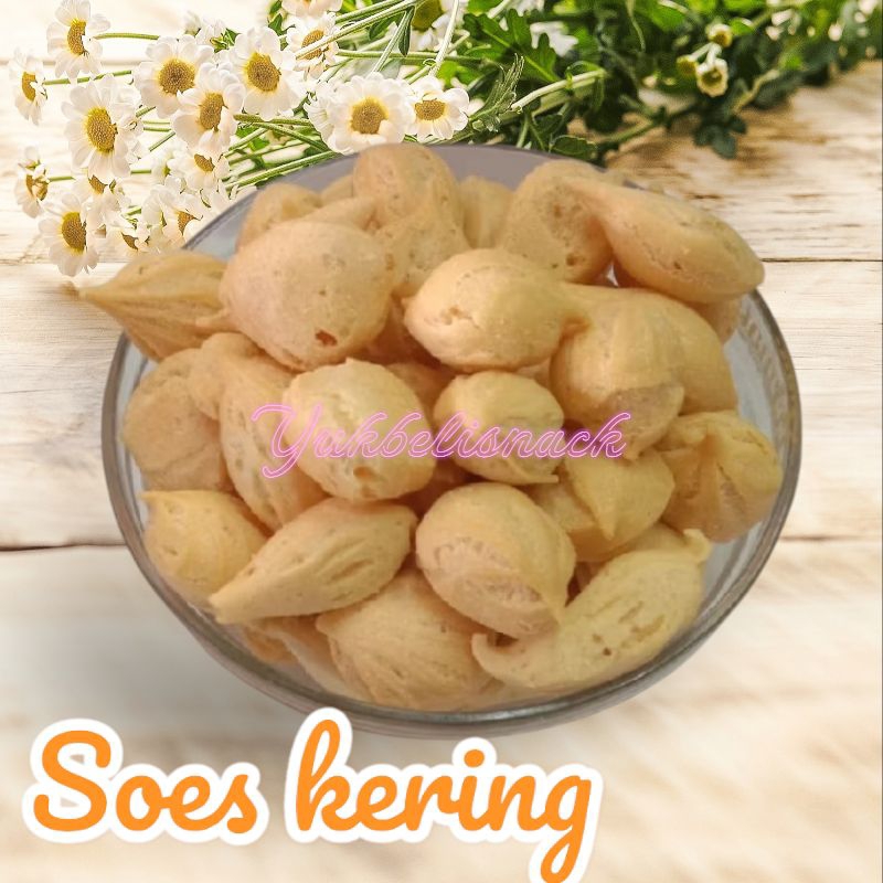 

Soes kering bulat/soes bawang/kue soes/soes kering enak/cemilan soes/oleholeh/500gr