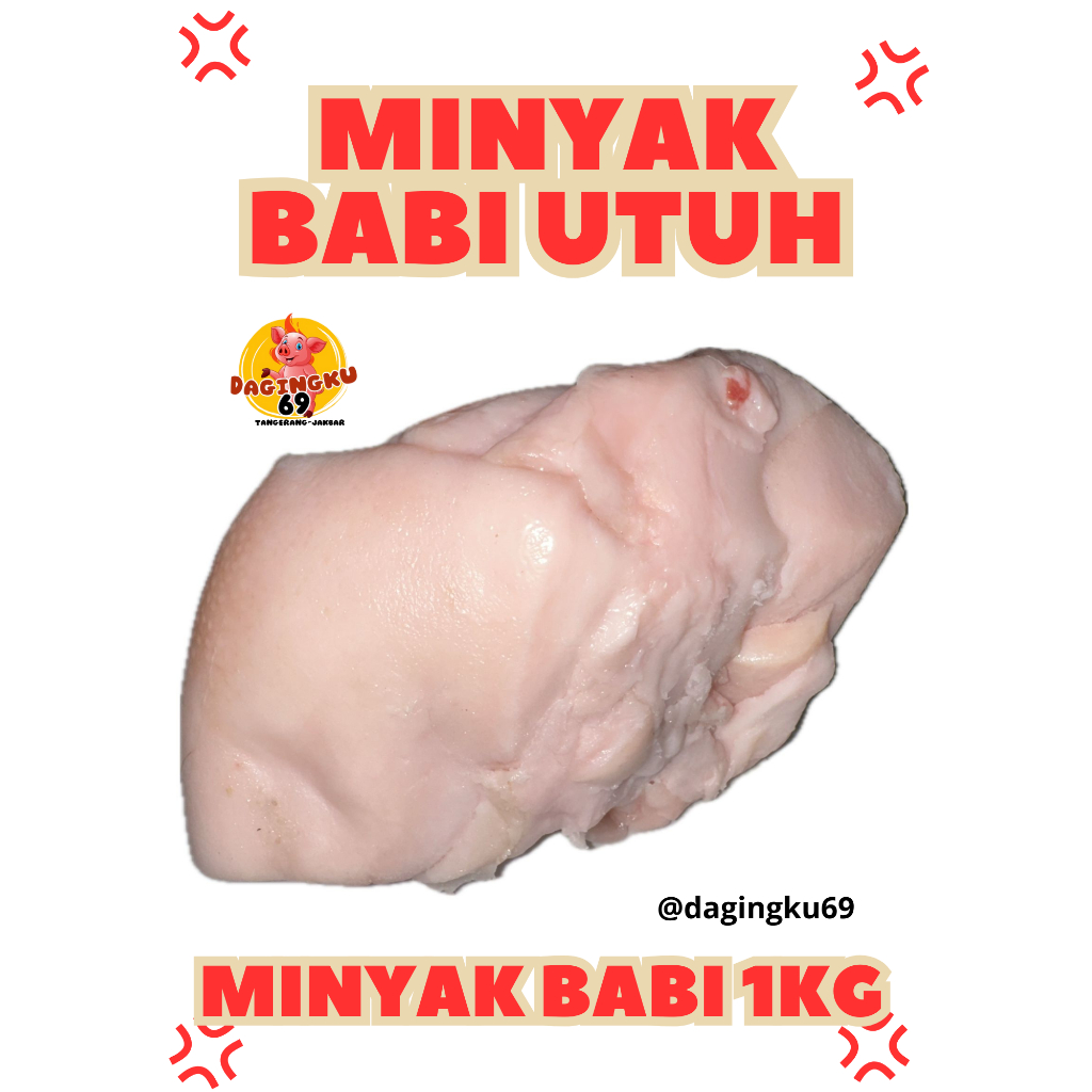

Minyak punggung babi 1kg