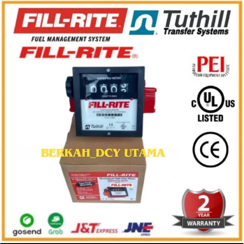 flow meter fill rite 4 digit 1 inch Flow meter 1 inch Fill Rite 1 inch