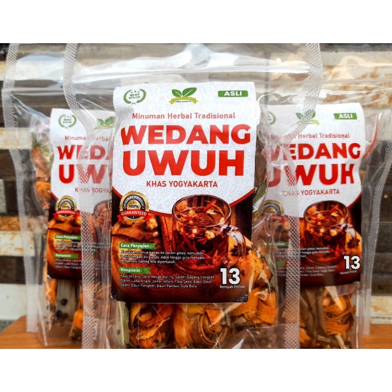 

Wedang Uwuh 13 rempah komplit khas Yogyakarta plus gula batu