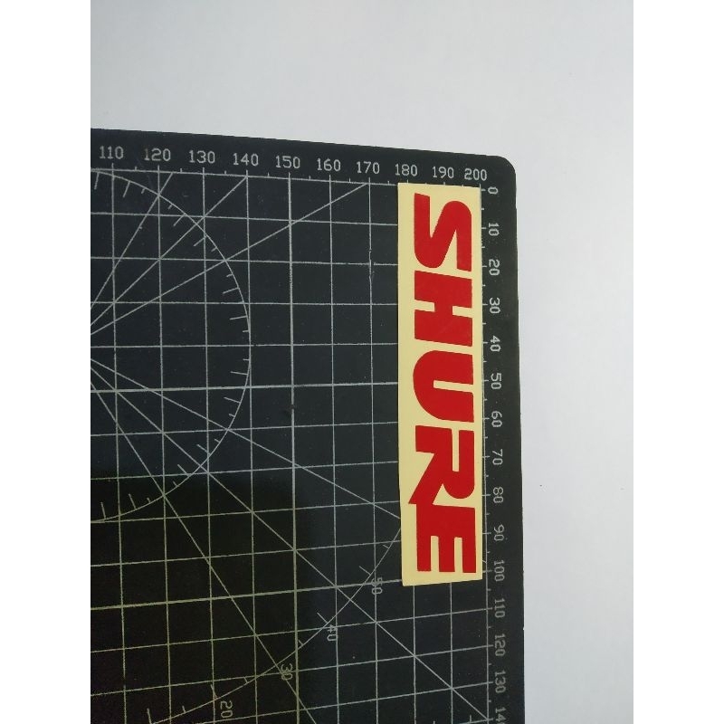 

stiker cutting shure