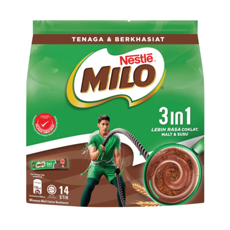 

Milo 3in1 Chocolate Drink 14x33gr