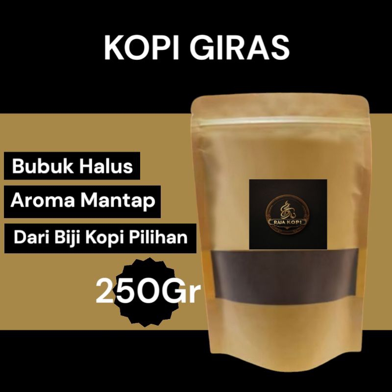 

Kopi Bubuk Giras Rasa Mantap Isi 250Gr Dari Biji Kopi Pilihan