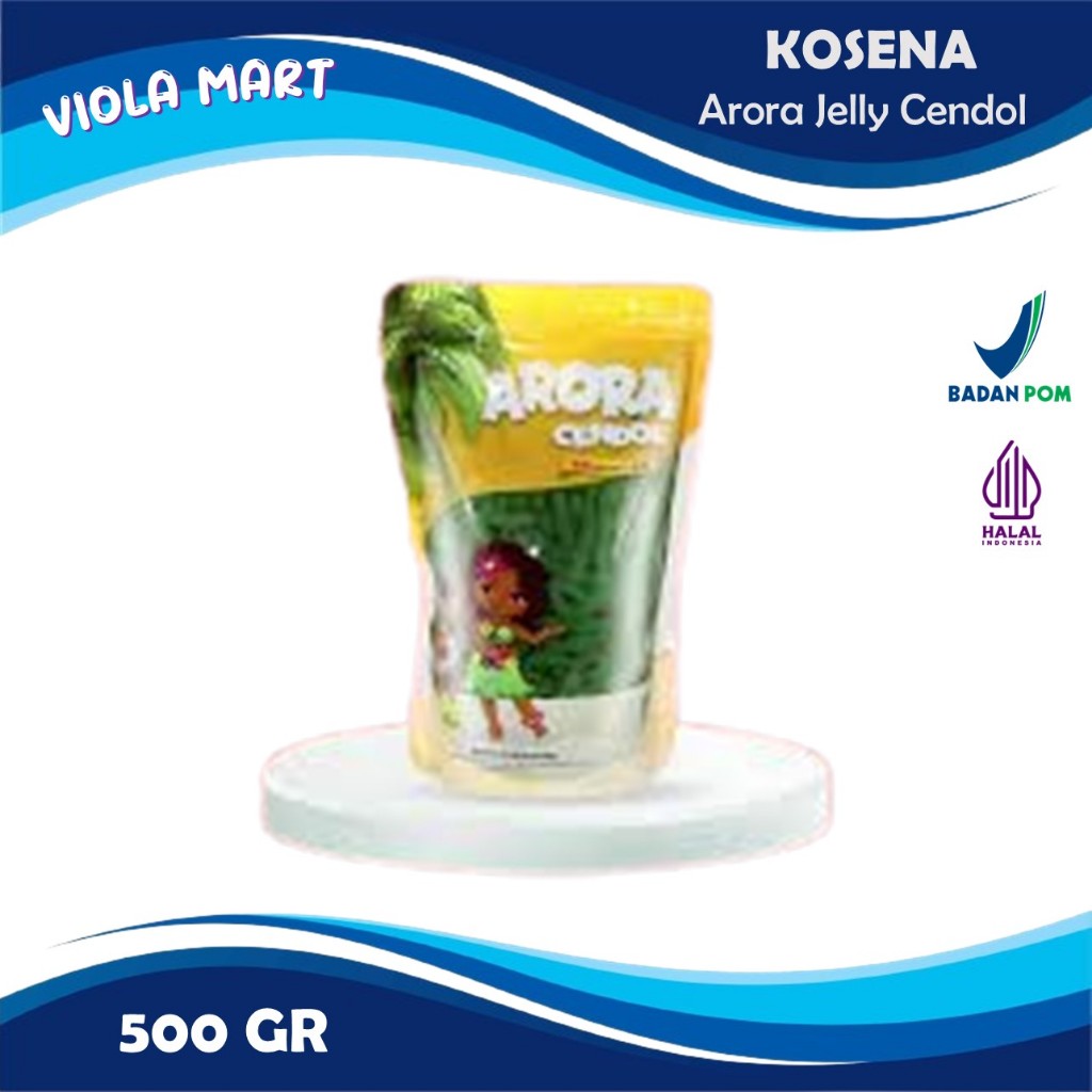 

ARORA JELLY CENDOL 500gr / Topping Minuman Jelly Cendol