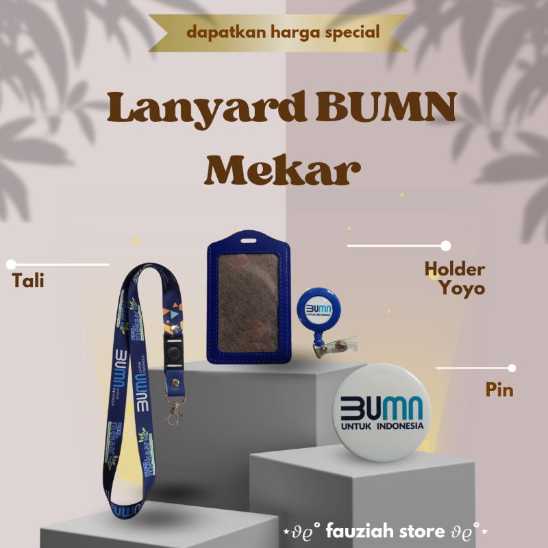 

READY! Tali Gantungan/Lanyard PNM MEKAR BUMN Termurah Se Indonesia!!!