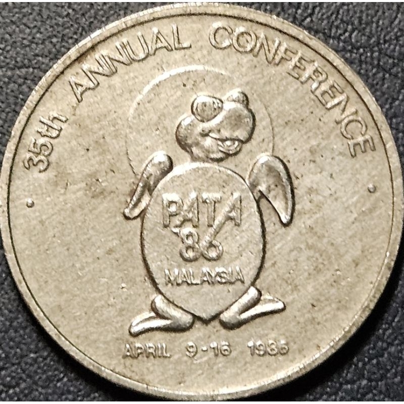 #Super Murah Koin Langka Rare  Negara Malaysia Pata April 9 - 16 - 1986 Commemorative 35th Annual Co