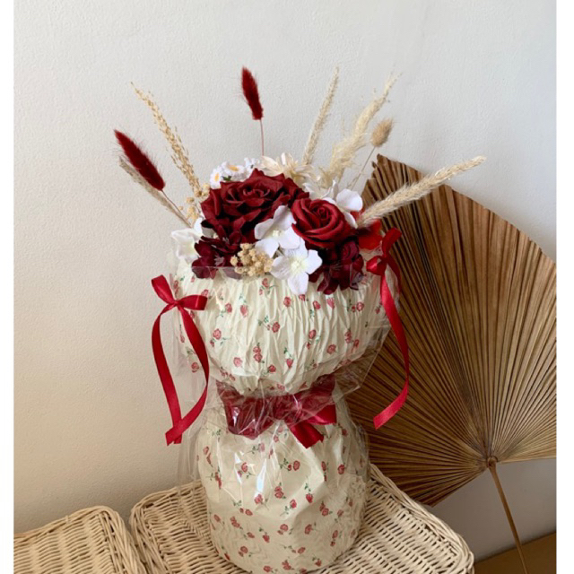 Fayette bouquet | Buket bunga kering dan artificial flower, korean bouquet denpasar bali