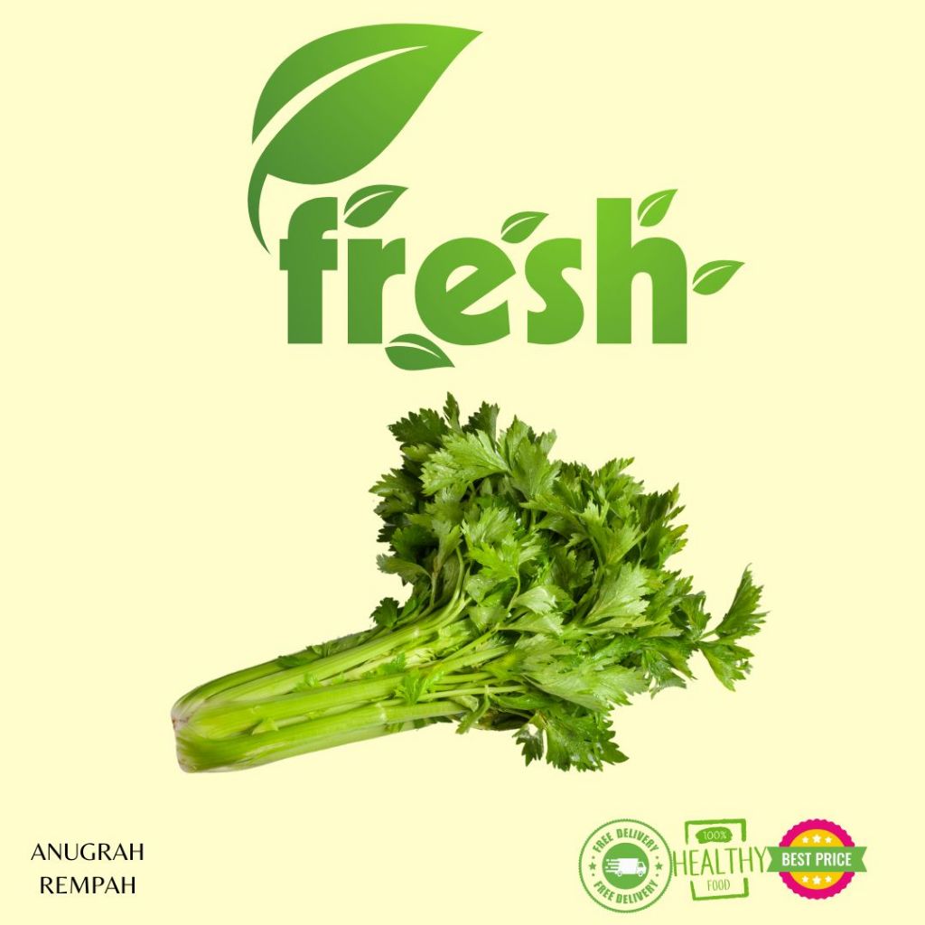 

Daun Seledri Segar 250 gram - 500 gram Anugrah Rempah