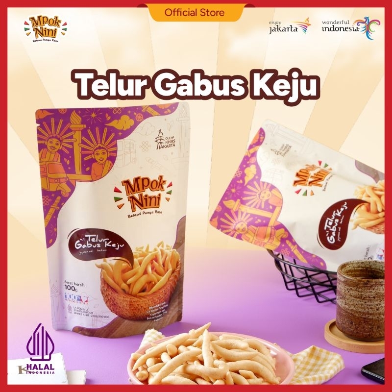 

Telur Gabus Keju khas betawi | Mpok Nini | Oleh-Oleh jakarta-Bekasi