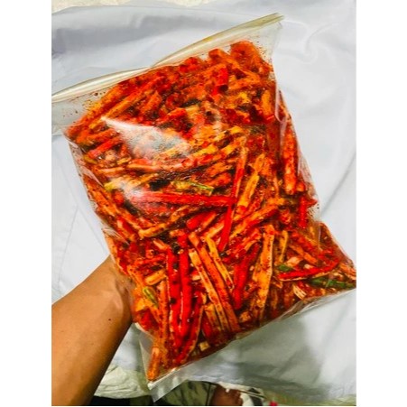 

SEBLAK KERUPUK JAAT BETON BUMBU CIKRUH DAUN JERUK KEMASAN 1KG - 500GR