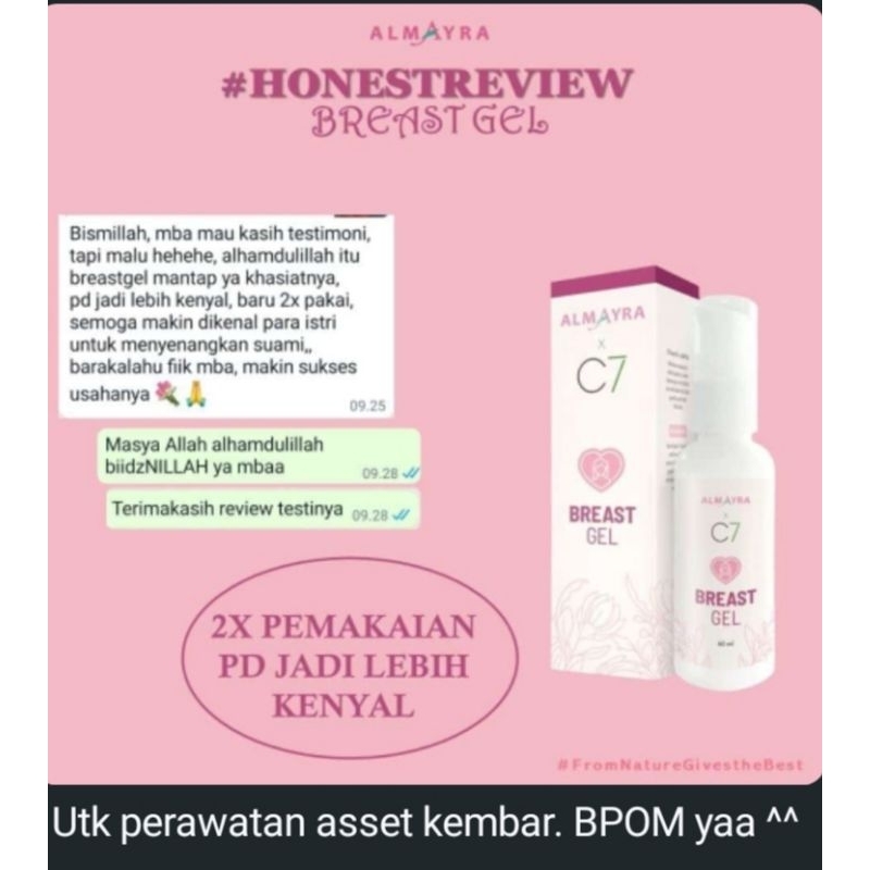 BREAST GELL ALMAYRA pembesar payudara kenceng