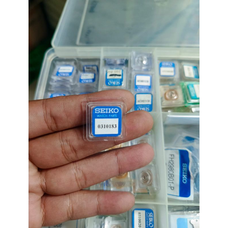 Balance Wheel Spring Seiko 7S26 Per Rambut Jam Tangan Seiko mesin 7S26 ori Silver