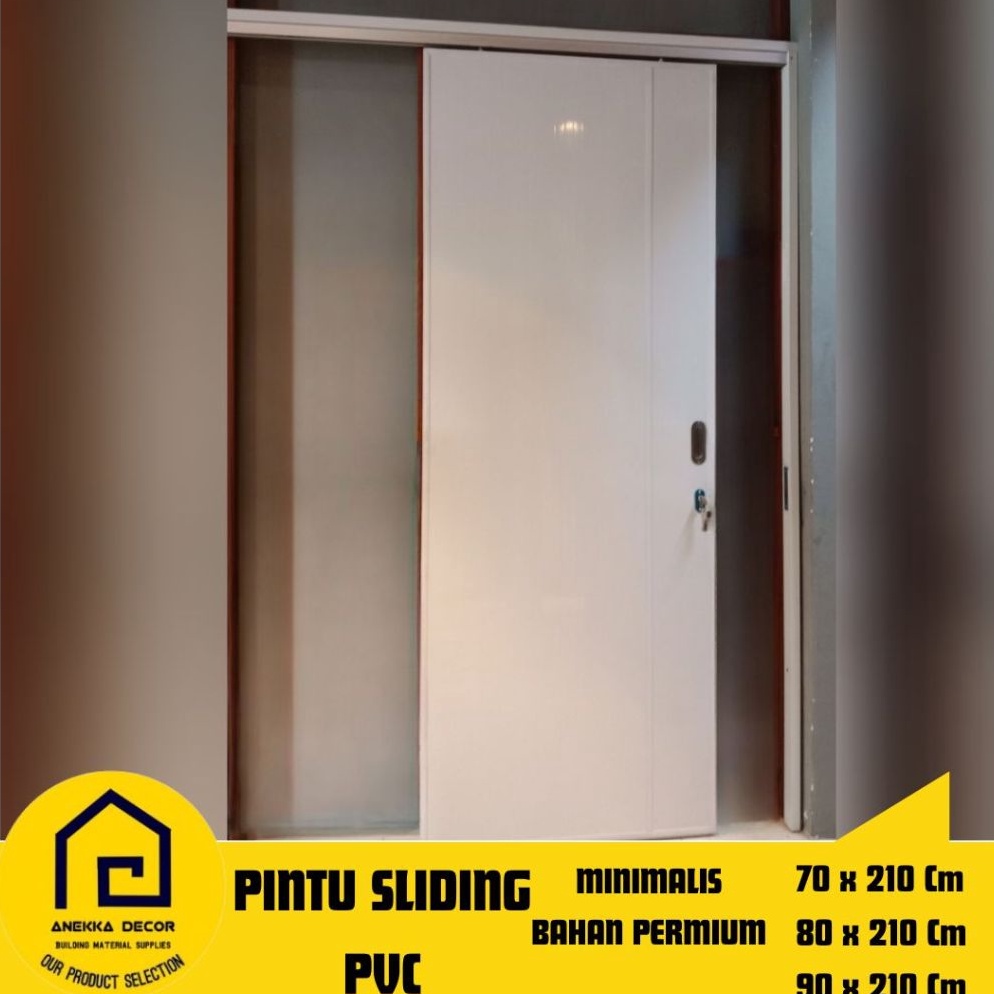 Terbaik Pintu Geser  Sliding kamar  pintu kamar mandi Pvc