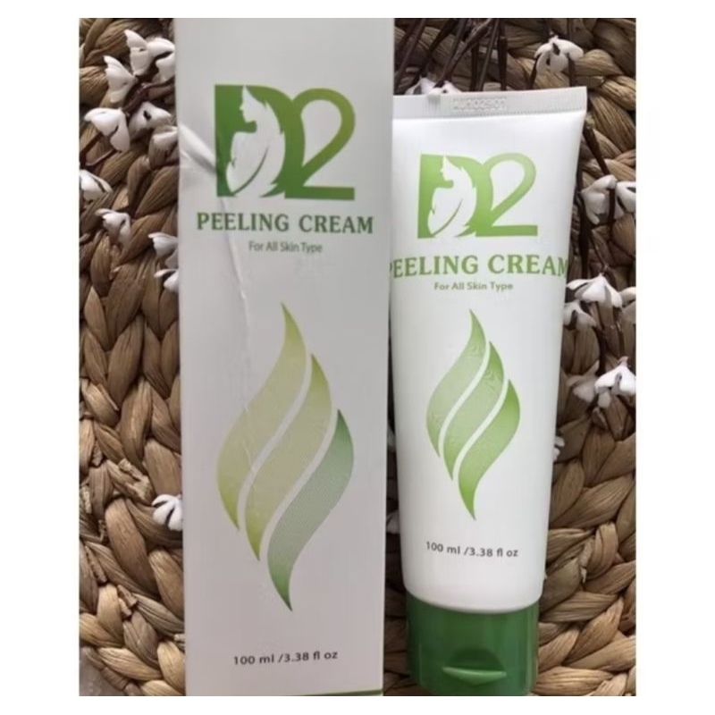 D2 Peeling Cream - krim peeling wajah & badan 100 ml - Korea - BPOM