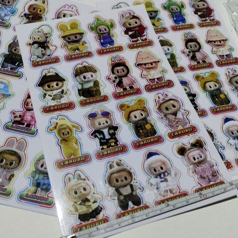

STIKER PERMANEN KECIL 1lembar isi 16