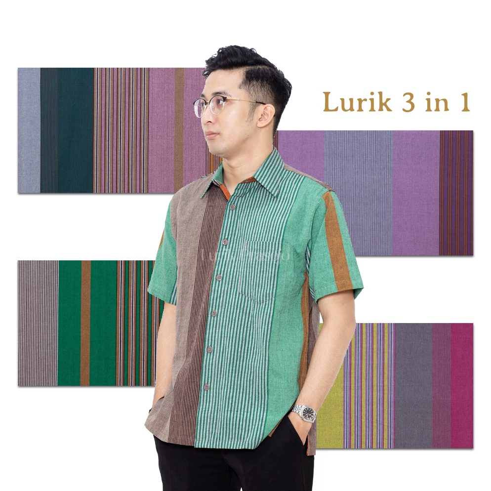 KODE P84T Kain Lurik Prasojo 3 in 1