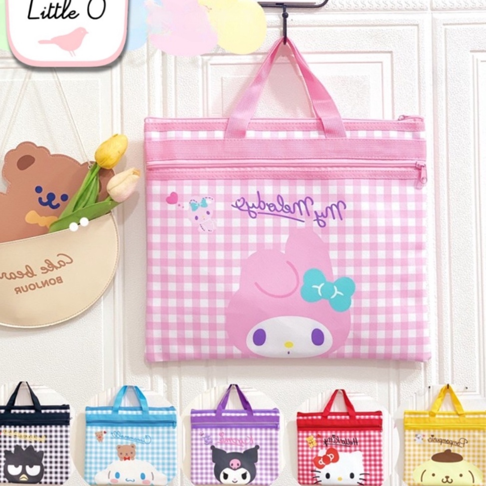

KODE F29L SALE 99 SANRIO MAP KAIN TAS FOLDER ANAK Phoebe Tas Map Kain tas buku les anak Tas Serbaguna