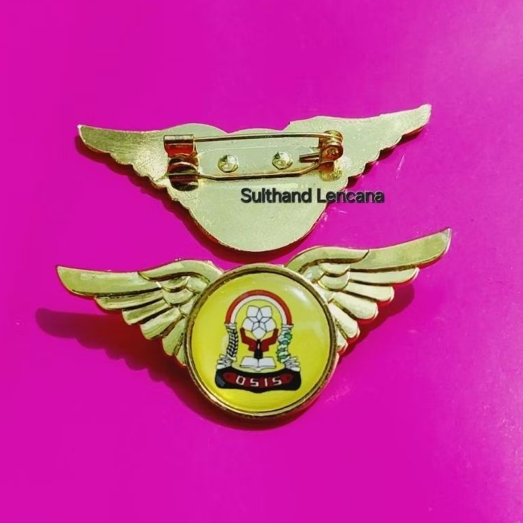 PIN OSIS SMP MODEL WING - LENCANA OSIS SMP