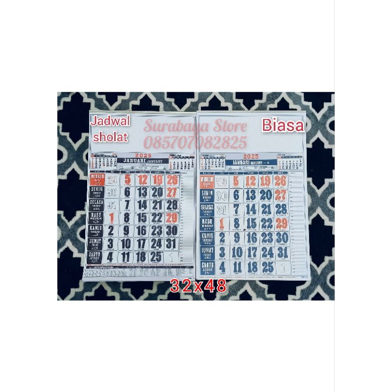 

kalender Jawa weton dinding 2025