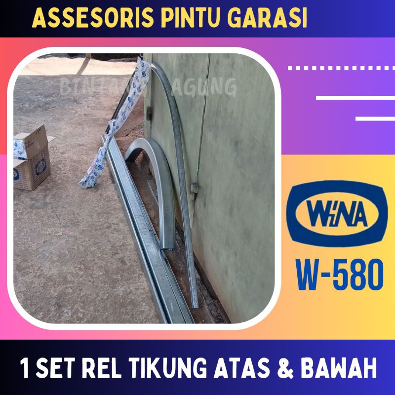 1 Set Rel Tikung Atas Bawah Wina W580