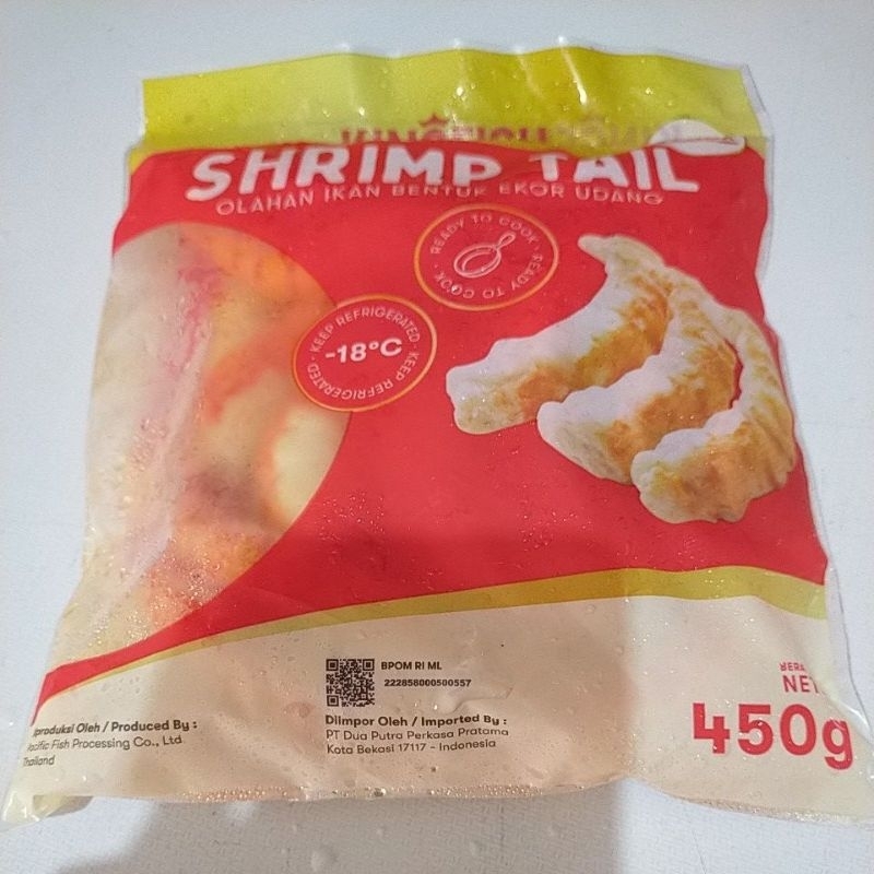 

king fish shrimp tail 450gr isi 24pcs