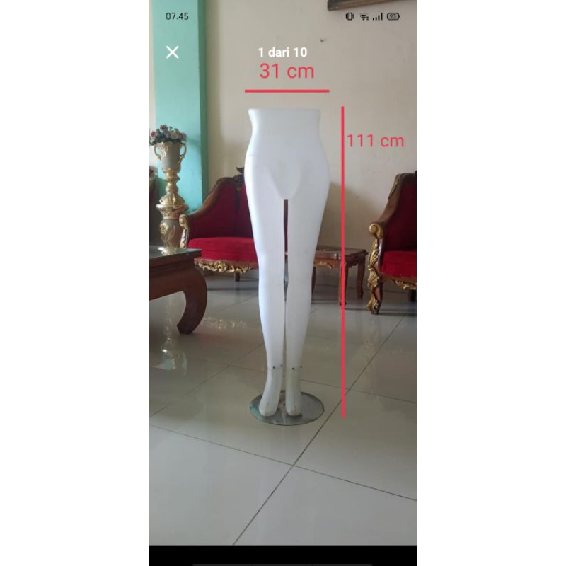 manekin kaki dewasa second