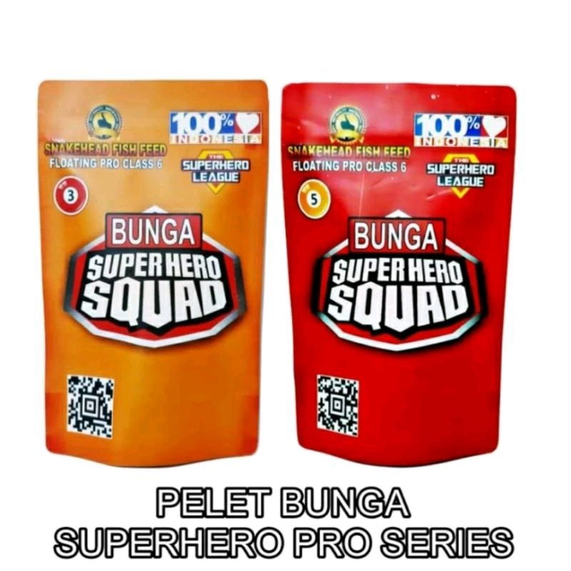 Pelet Bunga Superhero Pro Series Squad Channa Maru