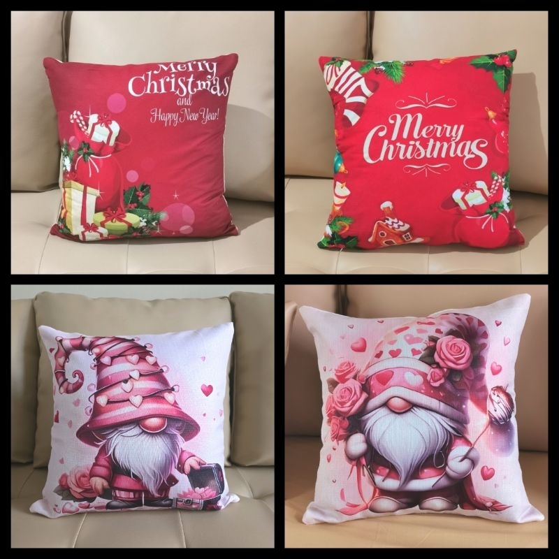 Dekorasi natal / Sarung bantal 43x43cm (sarung saja)