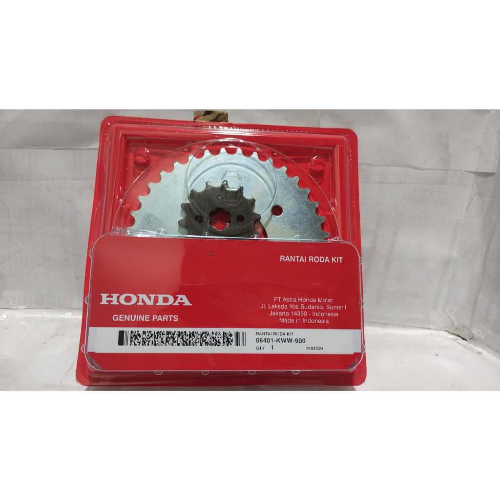 Rantai Roda Kit (Drive Chain Kit) – Revo 110 New / 06401-KWW-900