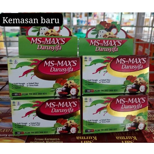 Kapsul Ekstrak Kulit Manggis dan Sirsak Ms-Maxs - 60 kapsul Darusyifa