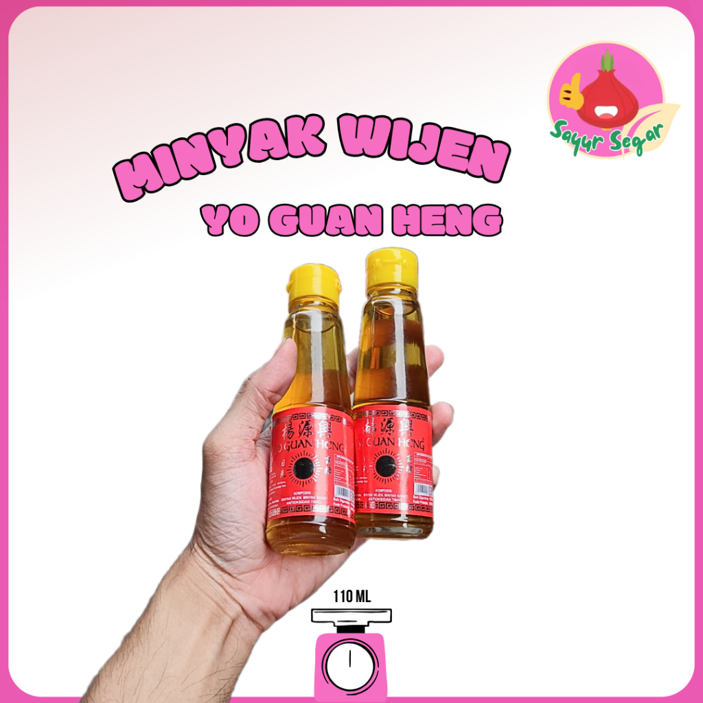 

Sayur Segar - Minyak Wijen Yo Guang Heng Botol 110 ml / Sesame Oil