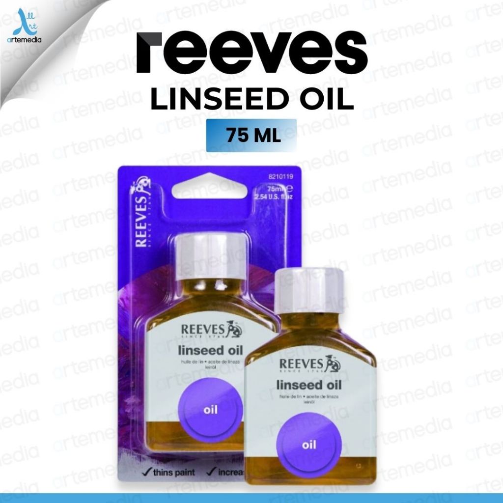 

Reeves 75ml Linseed Oil Painting Medium Cat Minyak