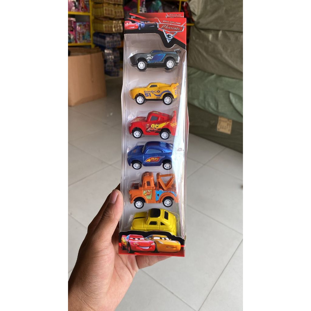 Mobil Cars 6 pcs Dus Pull Back/Mainan Cars IMPORT/Mainan Mobil Anak