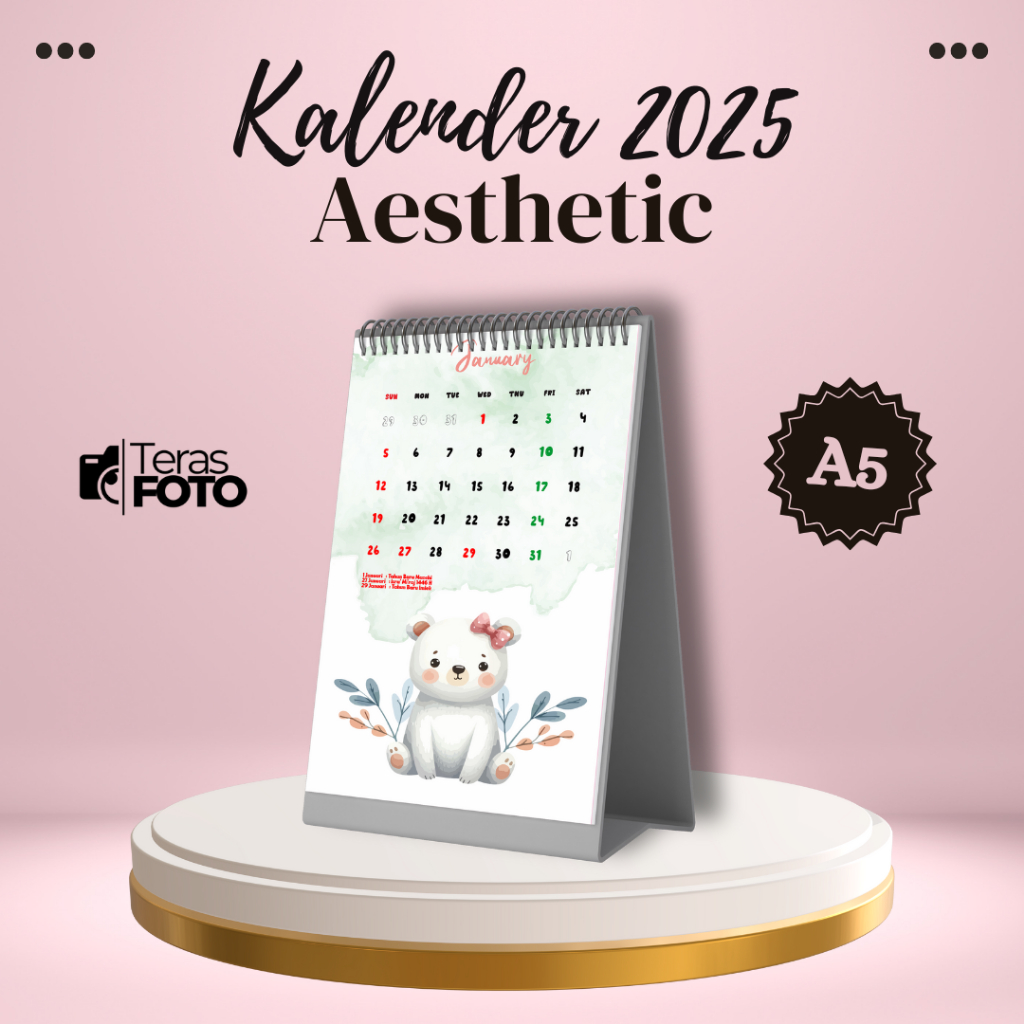 

KALENDER 2025 MOTIF AESTHETIC 09 / KALENDER ESTETIK/ KALENDER MEJA / KALENDER DINDING / KALENDER 2025 / Calendar 2025