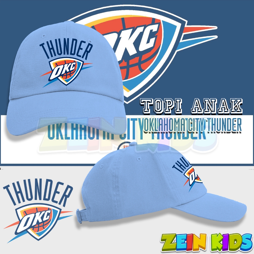 Topi Anak NBA Oklahoma City Thunder / Topi Basket Anak / Topi Baseball Anak