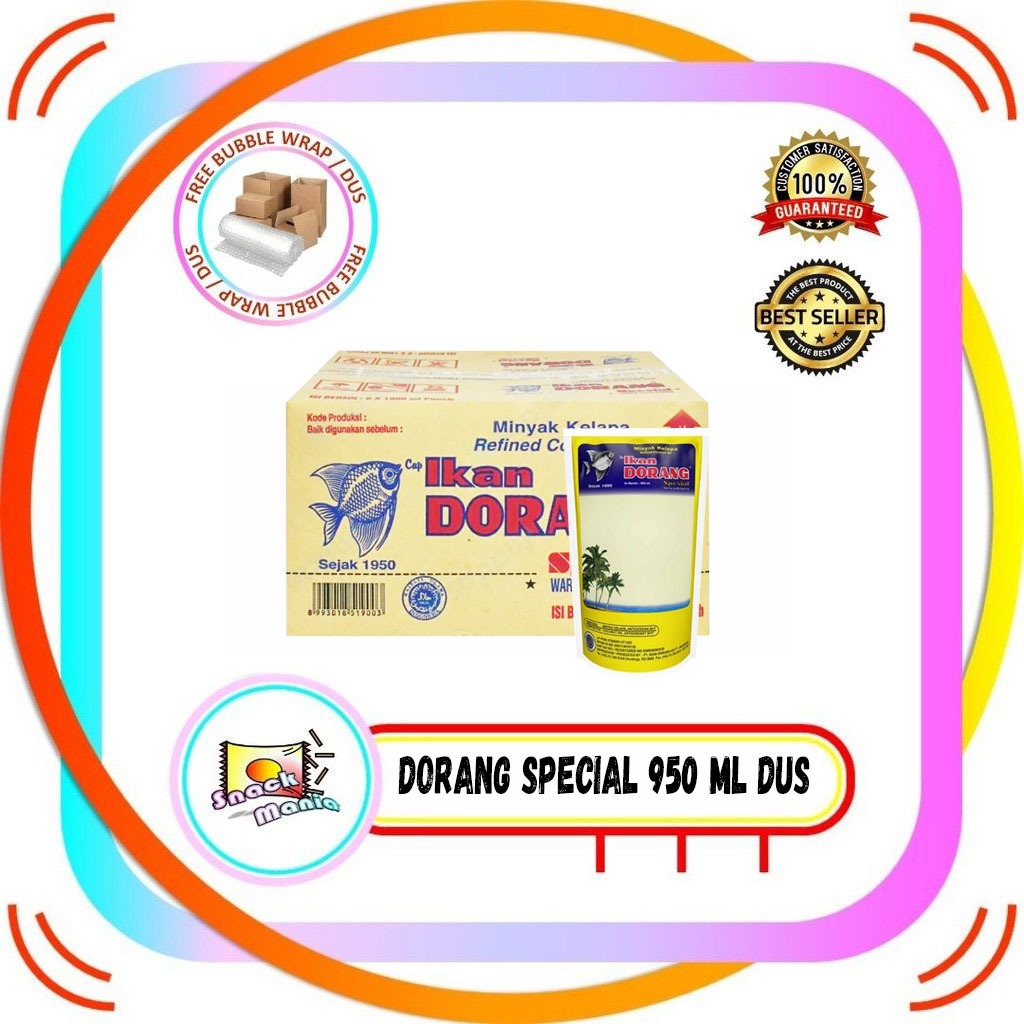 

Minyak Dorang Special Pouch Refill ~ 950 ml x 12 pcs DUS